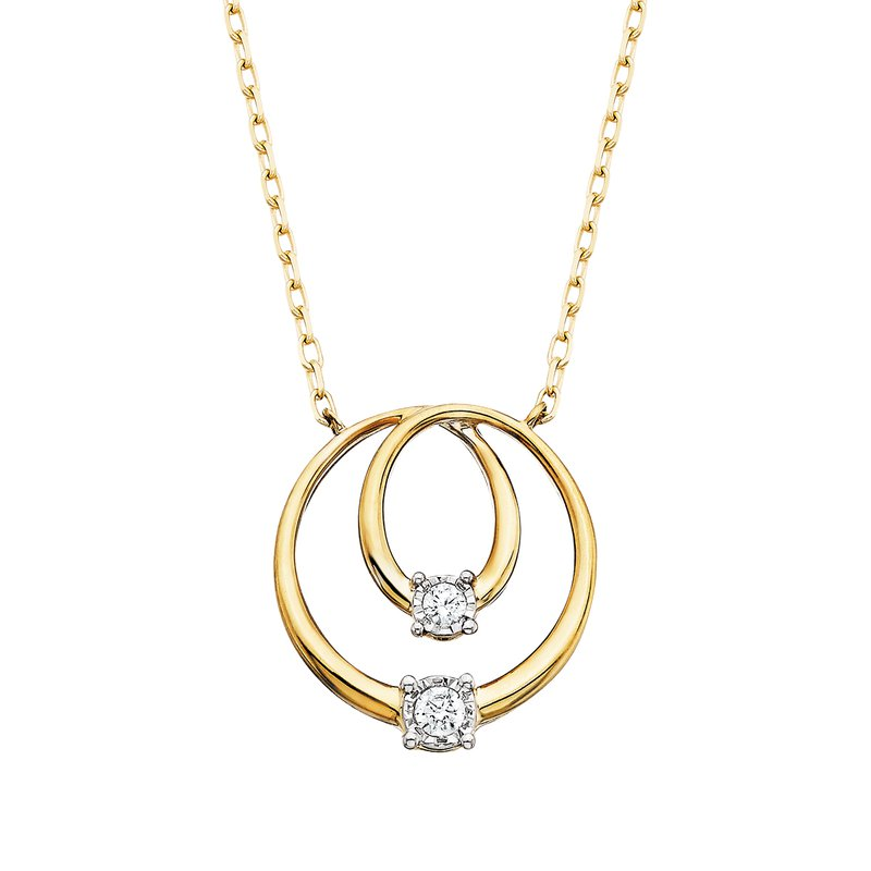 Double Circle Pendant