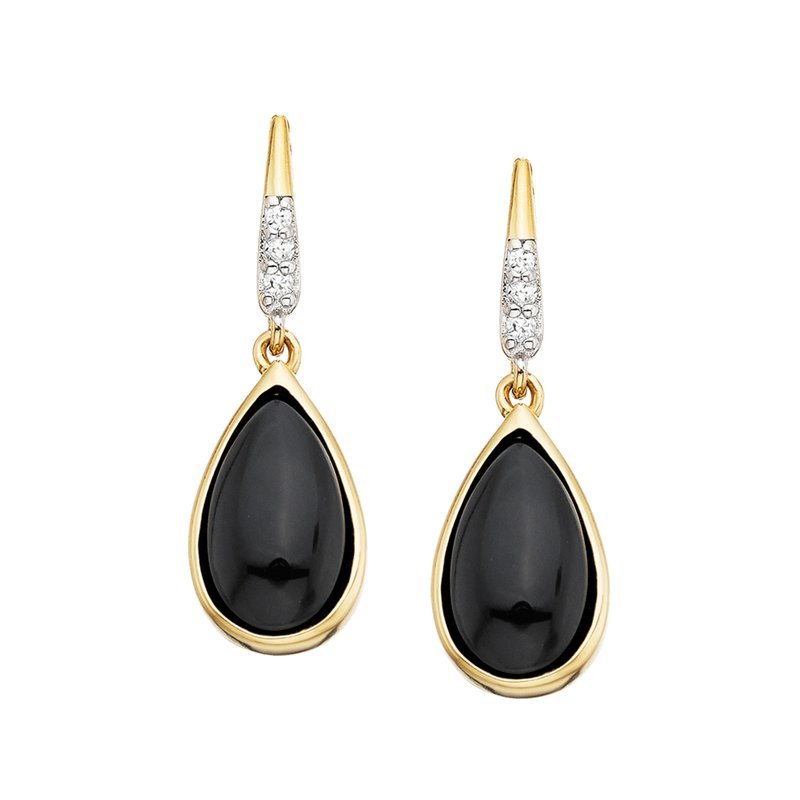 Onyxes Dangle Earrings