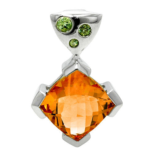 Citrine Attached Pendant