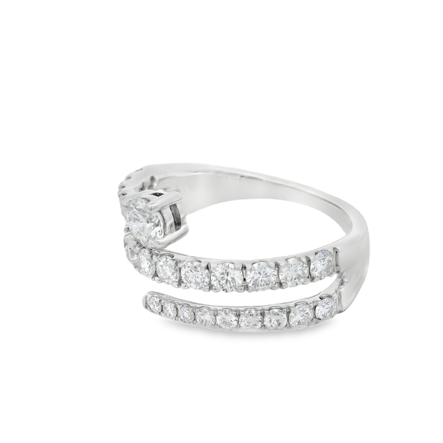 1-1/4 Cttw. Bypass LAB Diamond Ring