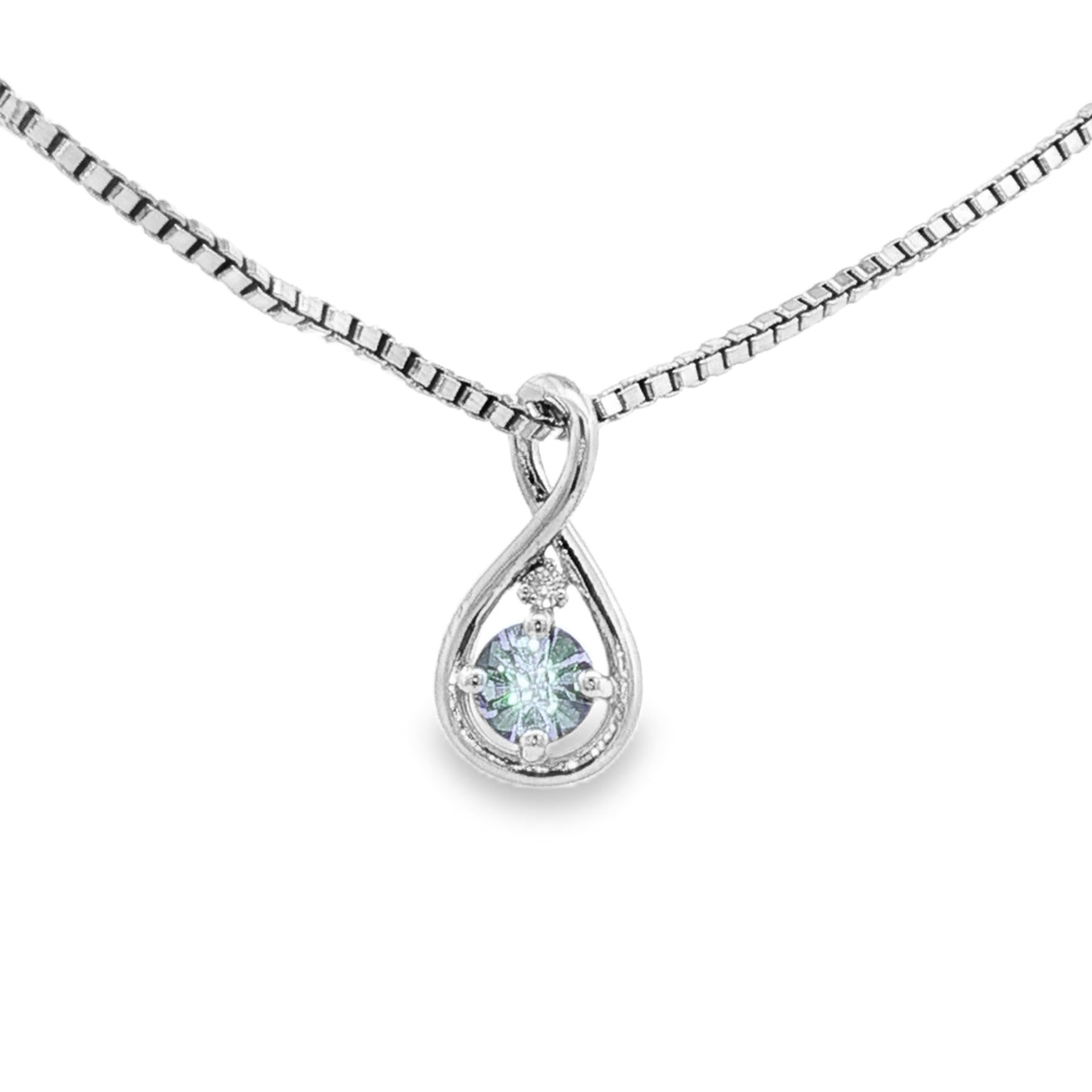Aquamarine Drop Pendant