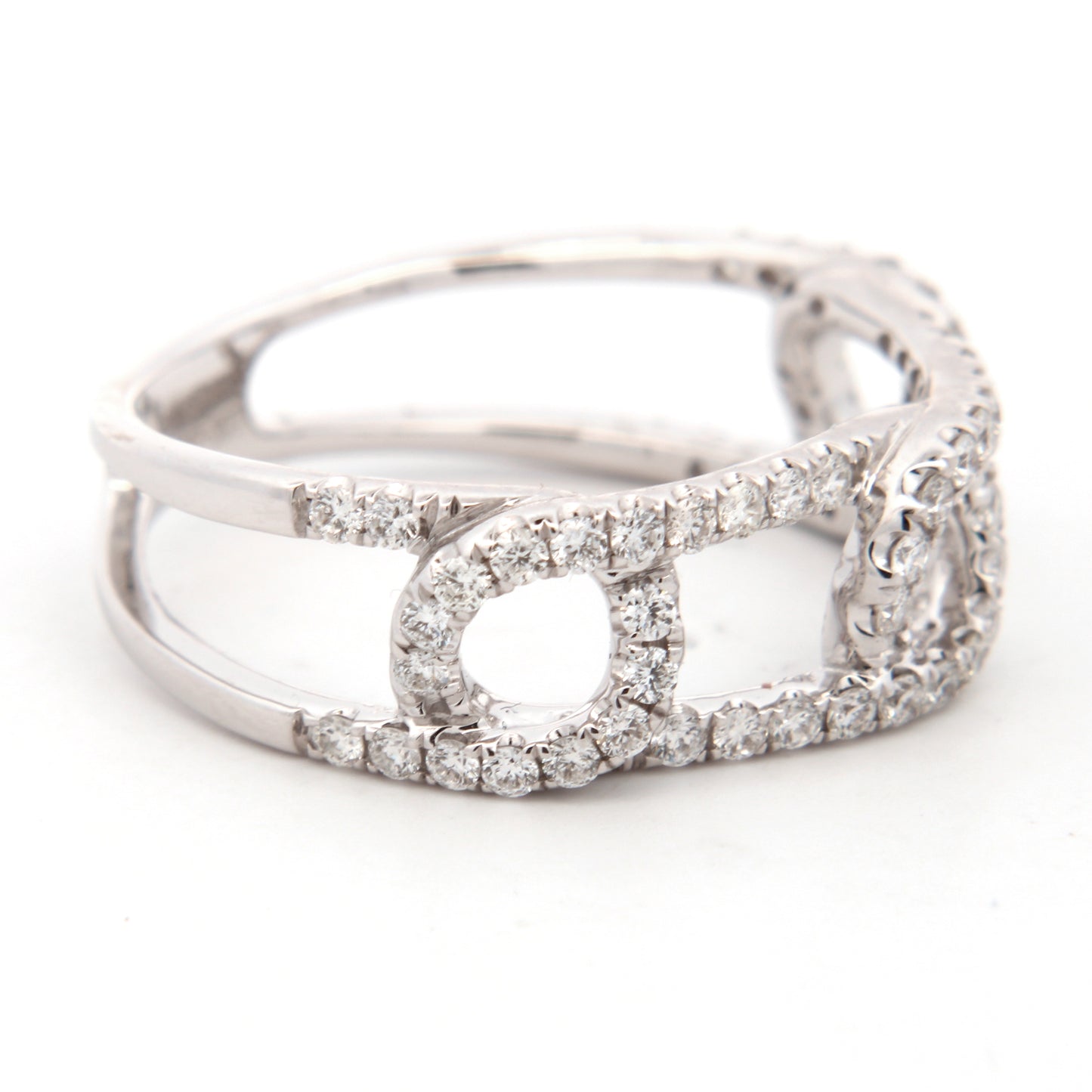 1/2 Cttw. Cuban Link Fashion Ring