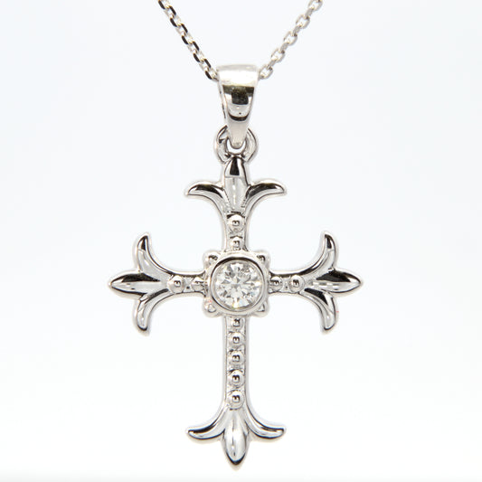 1/10 Cttw. Cross Pendant