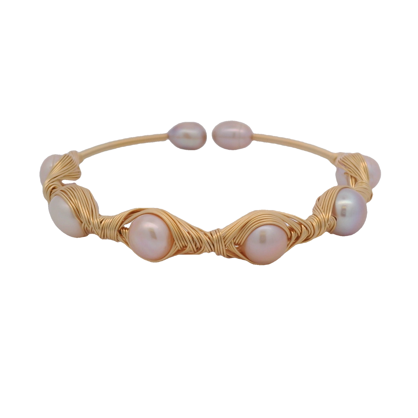 Pearls Wire Wrapped Bracelet