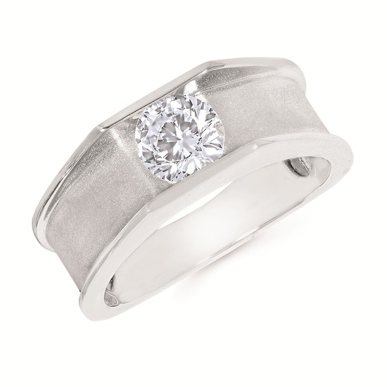 1.0 Cttw. Gent's Lab Diamond Ring