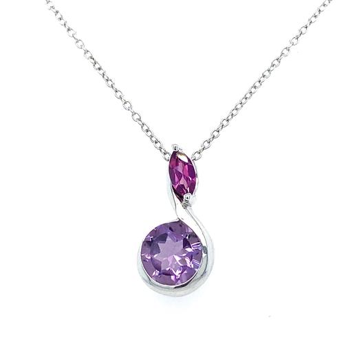 Amethyst Slide Pendant