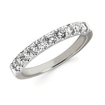 0.50cttw Diamond Fishtail Anniversary Ring