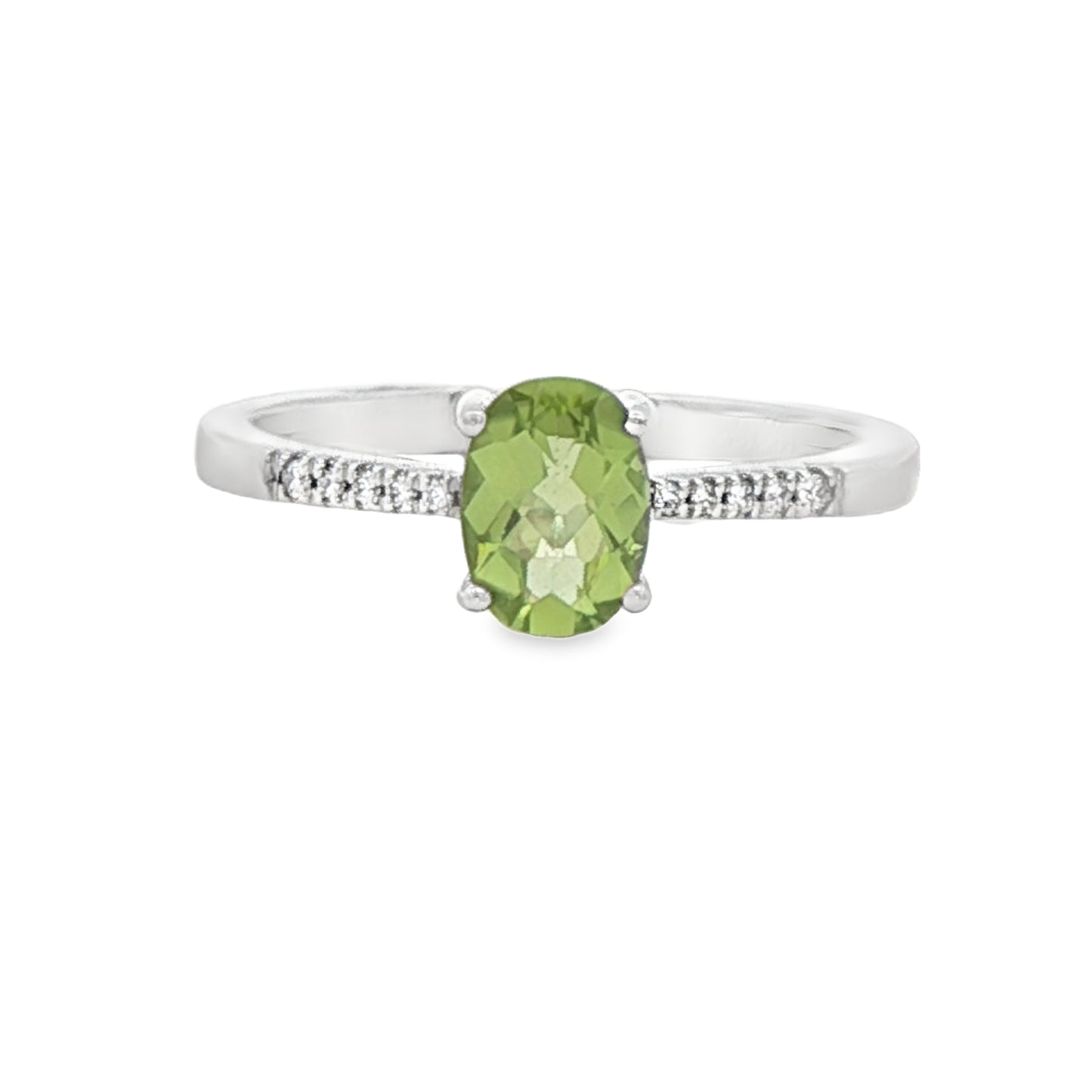 Peridot Accented Ring