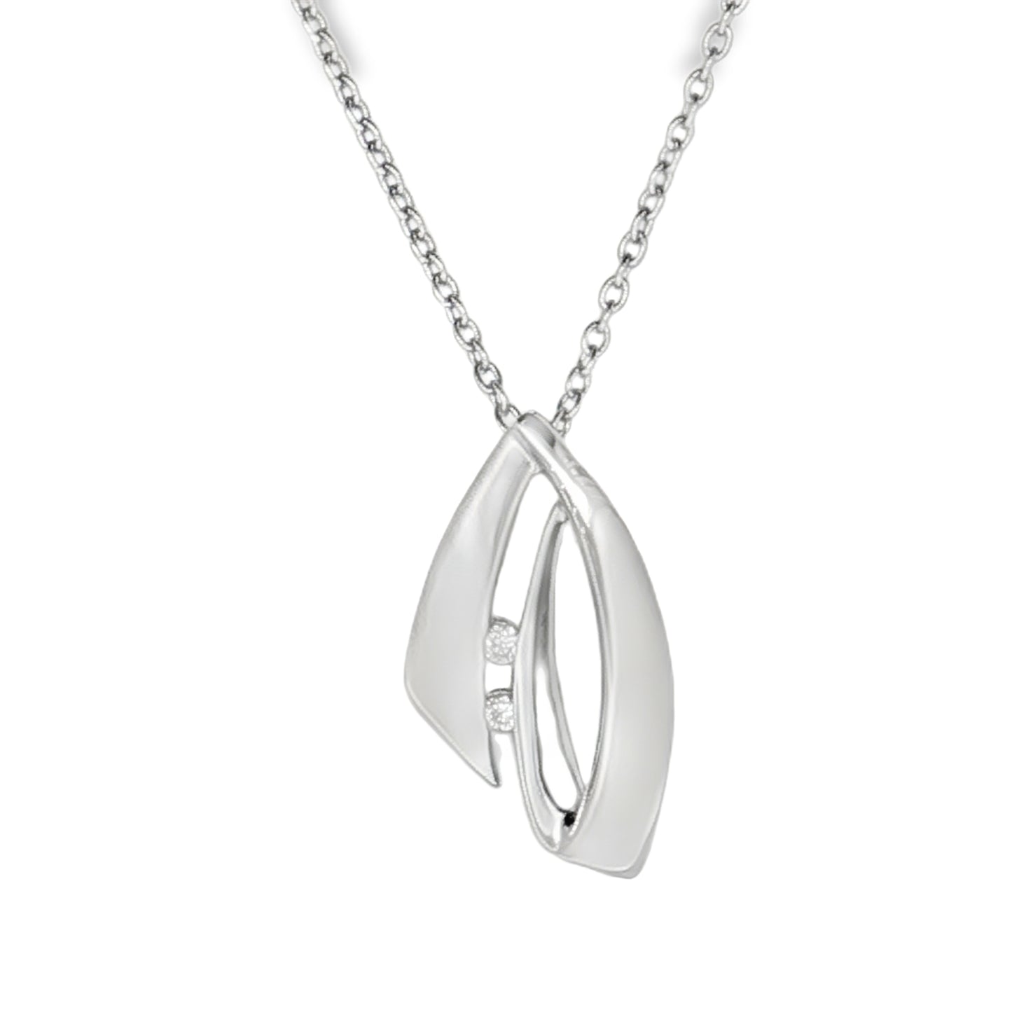 Diamonds Hidden Bail Pendant