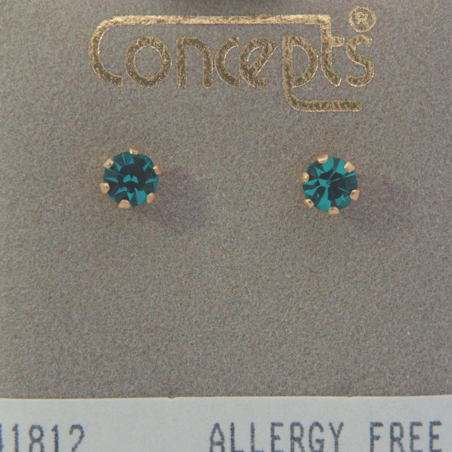 24K Gold Plated Surgical Stainless Steel December Stud