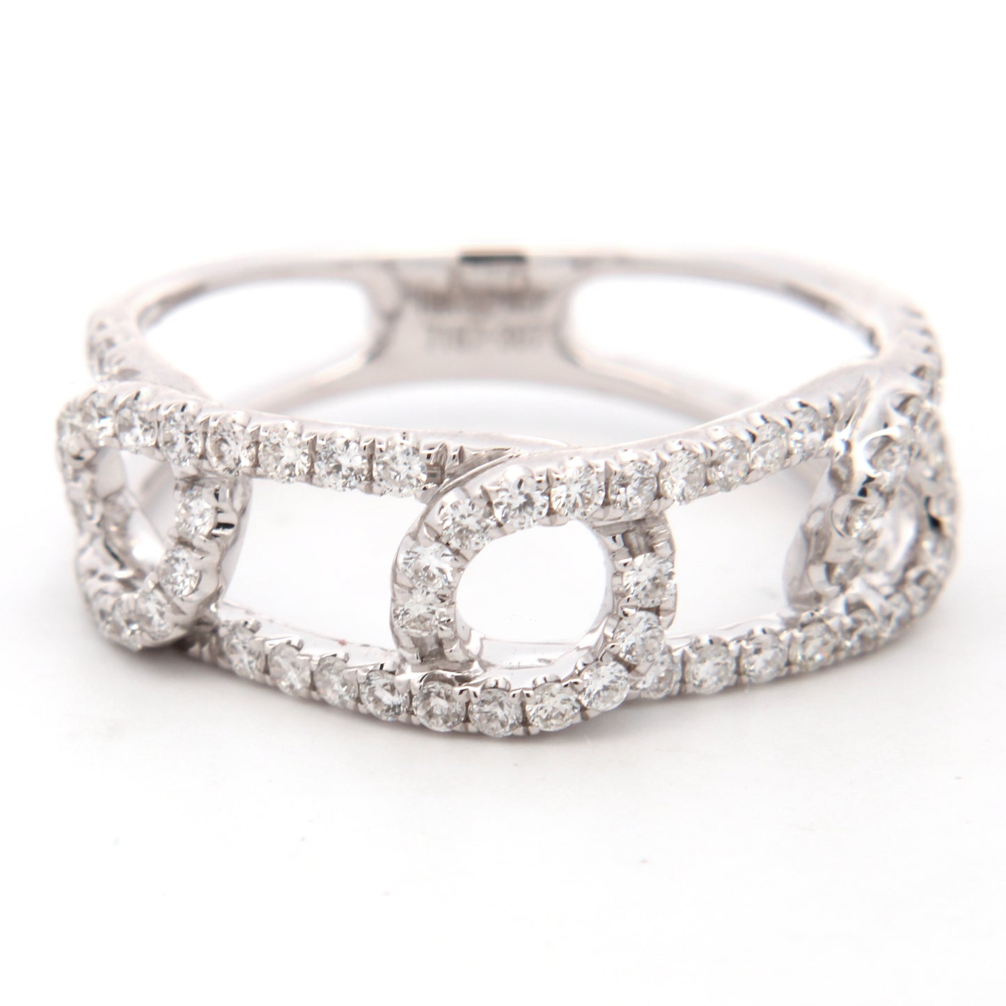 1/2 Cttw. Cuban Link Fashion Ring