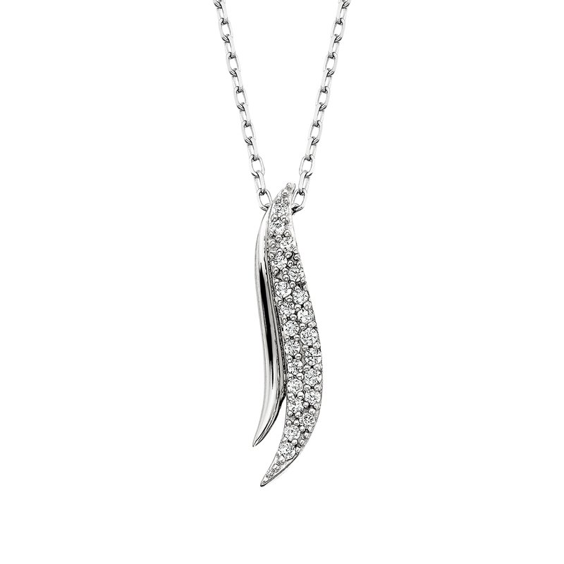 1/10 Cttw. Free Form Slide Pendant