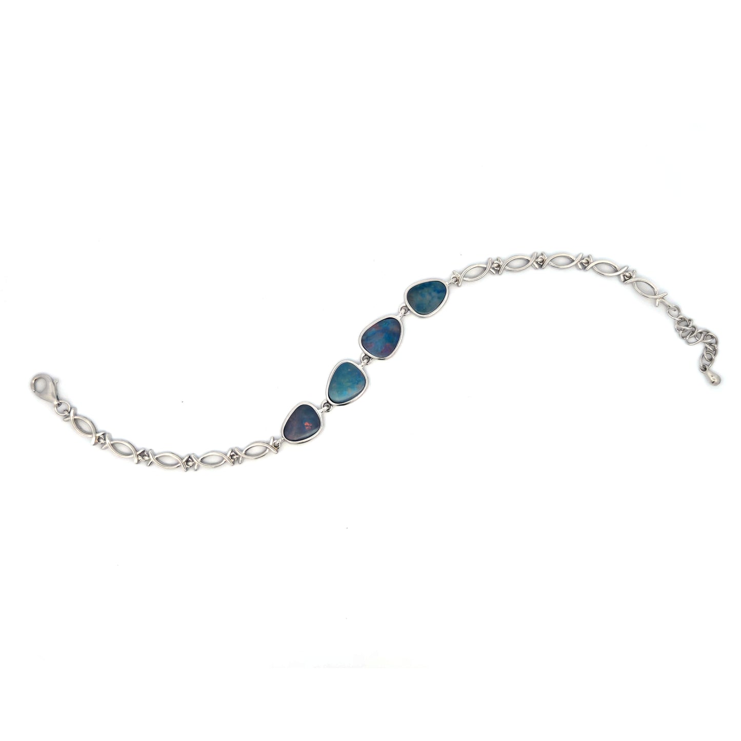 Silver Bracelets with Stone