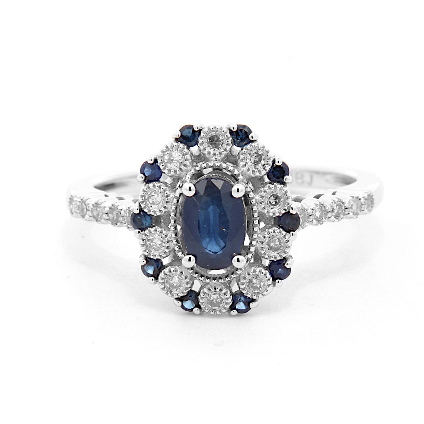Sapphires Vintage Inspired Ring