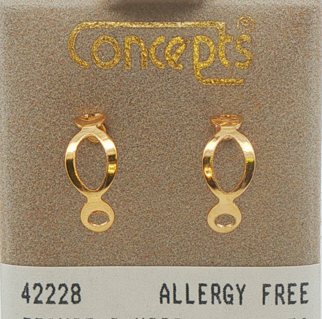 Concepts 24K Plated Surgical Stainless Steel Hoop