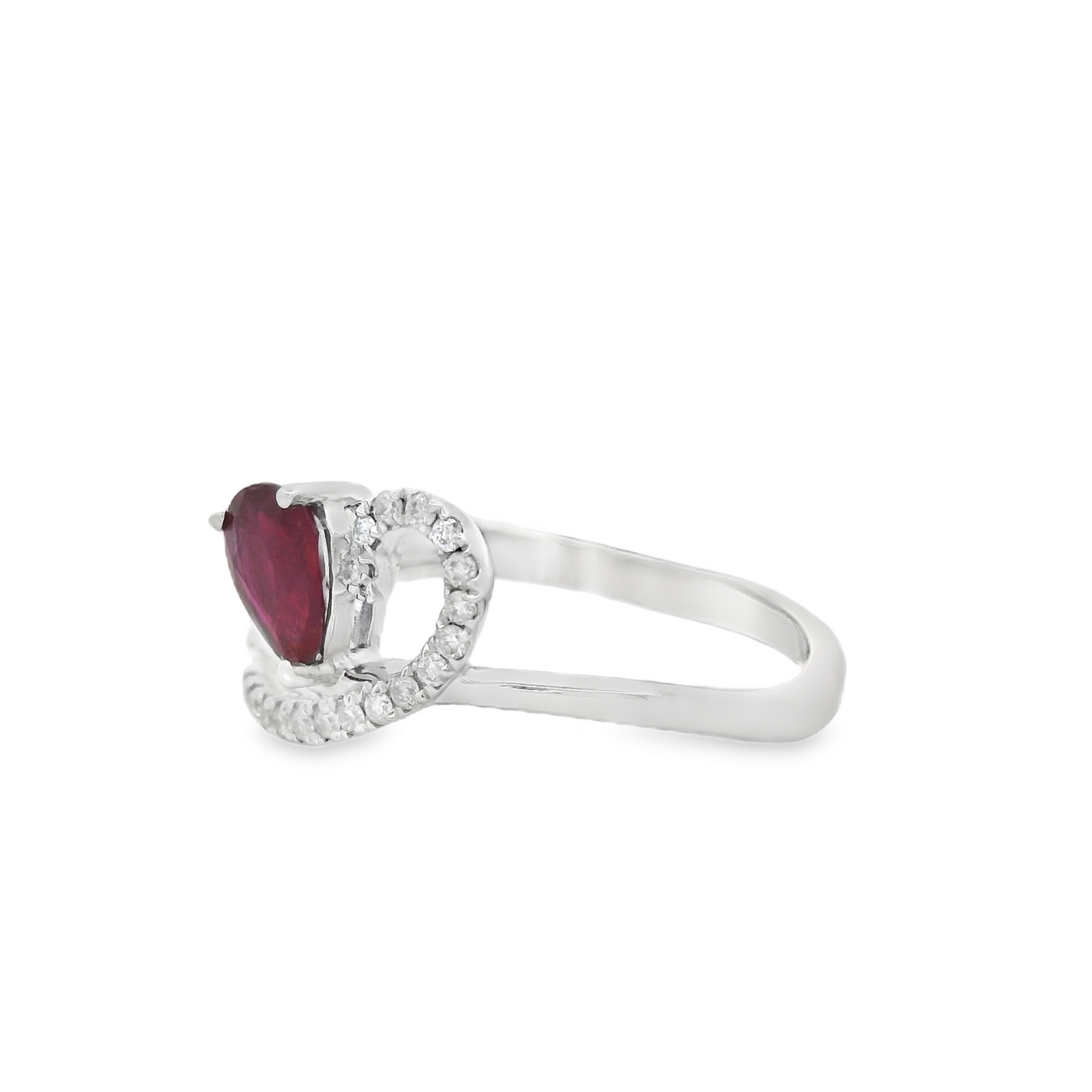 1/8 Cttw. Ruby Swirl Ring