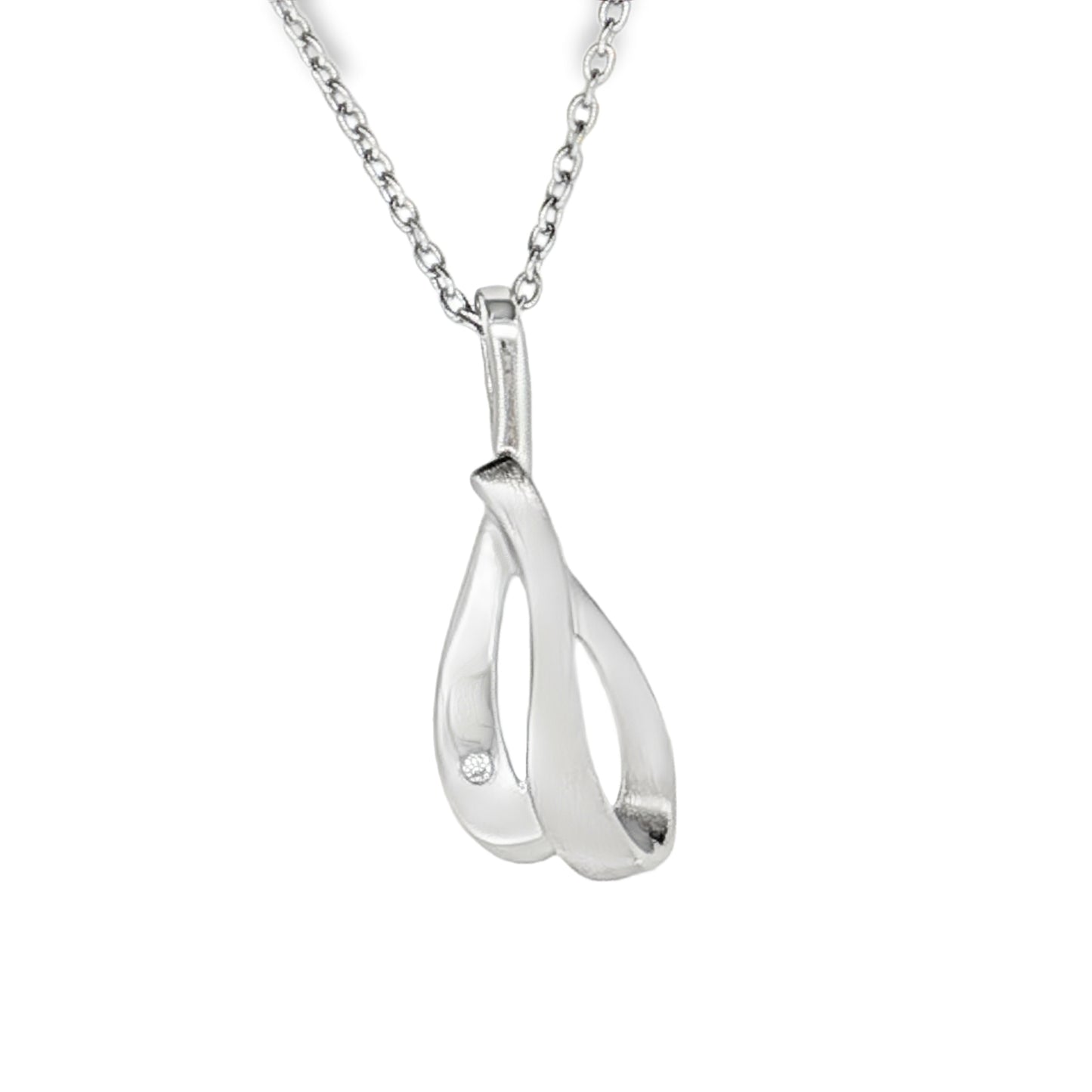 Diamond Hidden Bail Pendant