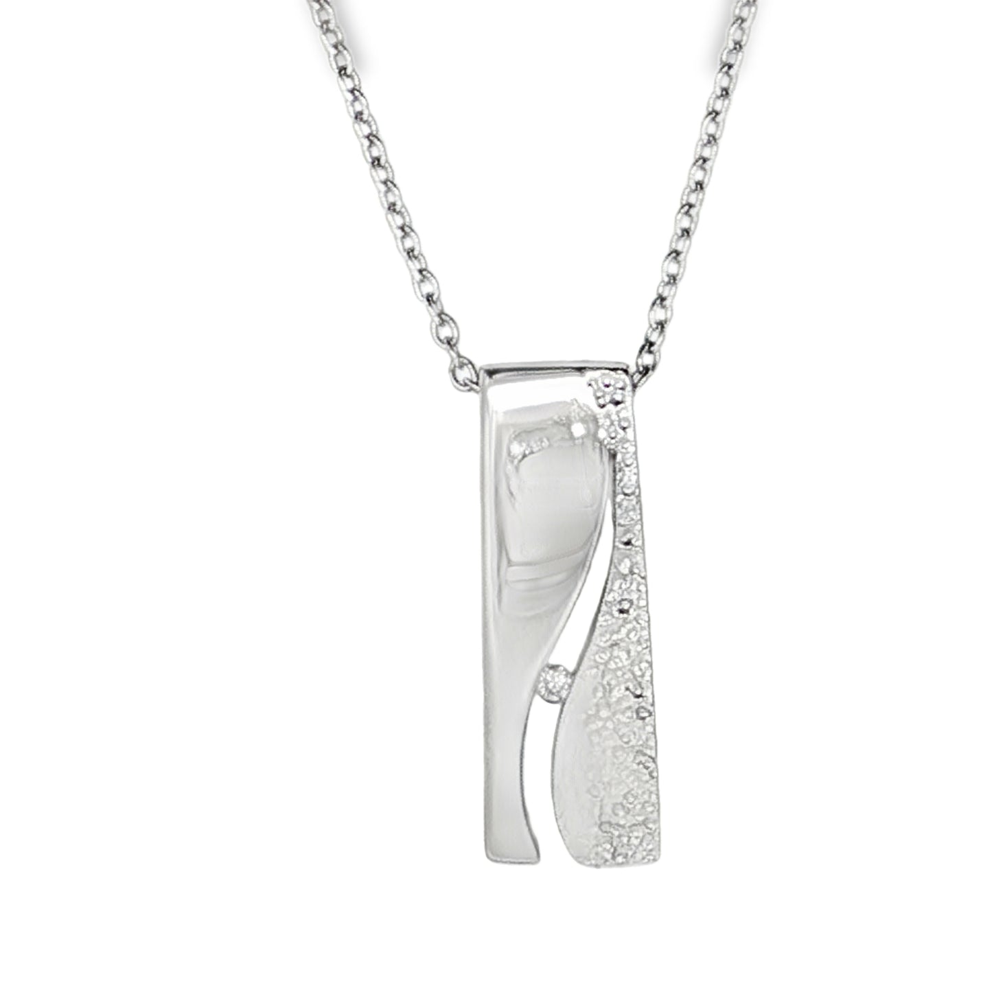 Diamond Hidden Bail Pendant