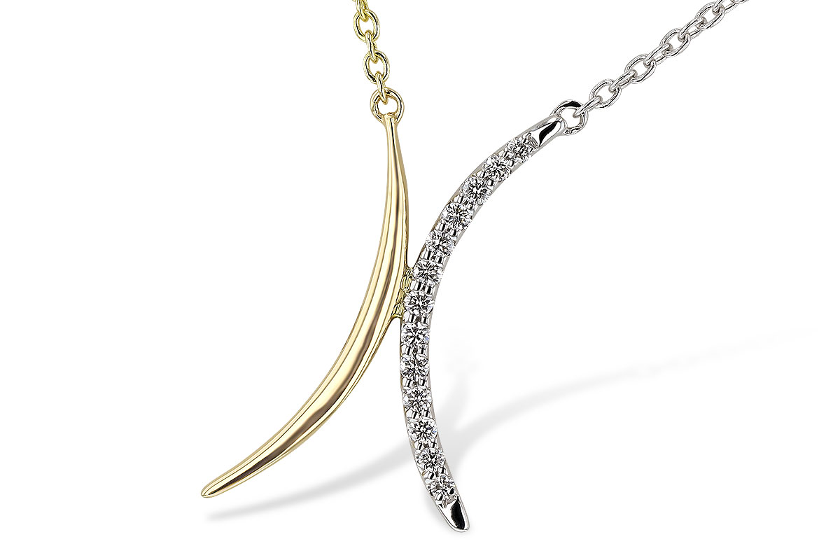 1/7 Cttw. Diamonds Free Form Necklace