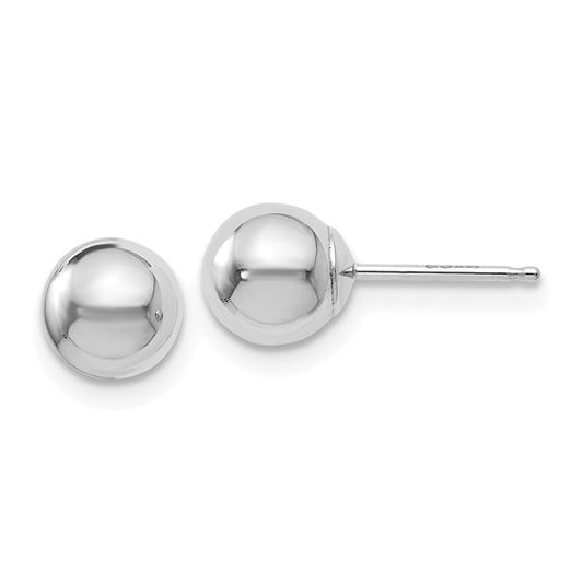 14 Karat White Gold Earrings