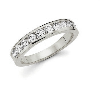 0.50cttw Diamond Channel Anniversary Ring