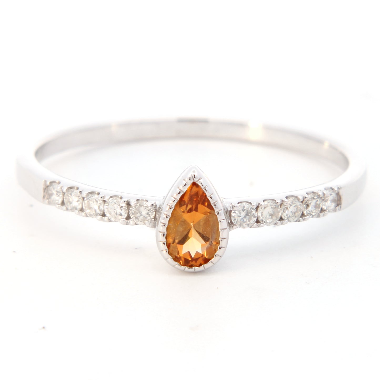 Citrine Accented Ring