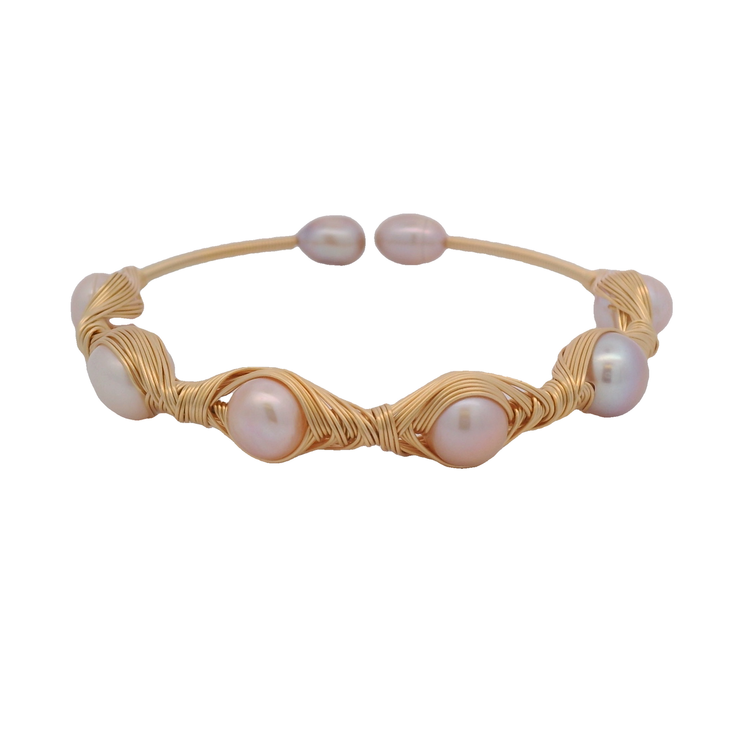 Pearls Wire Wrapped Bracelet