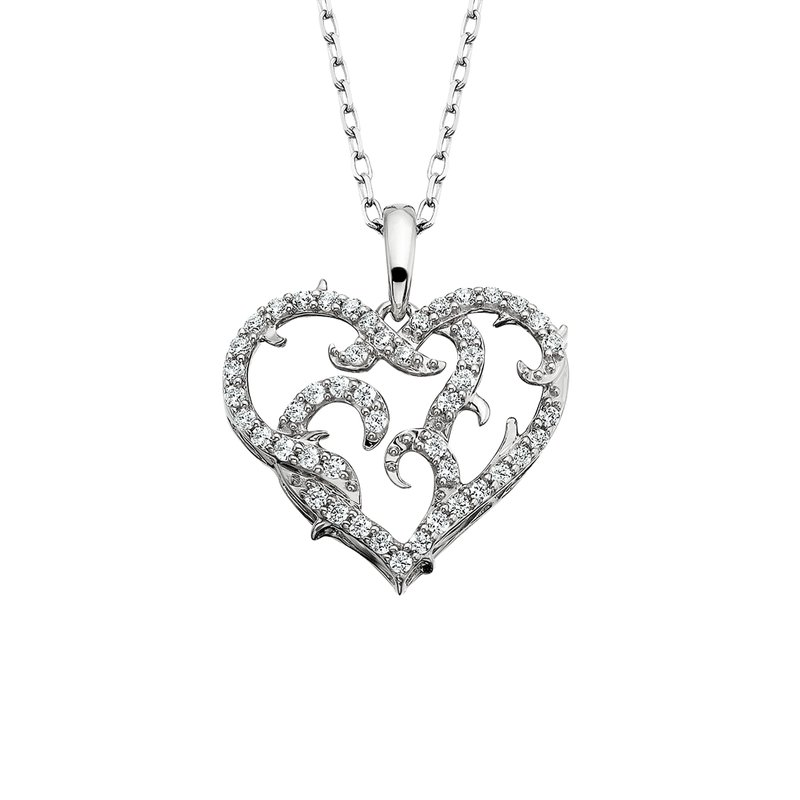 1/4 Cttw. Heart Pendant
