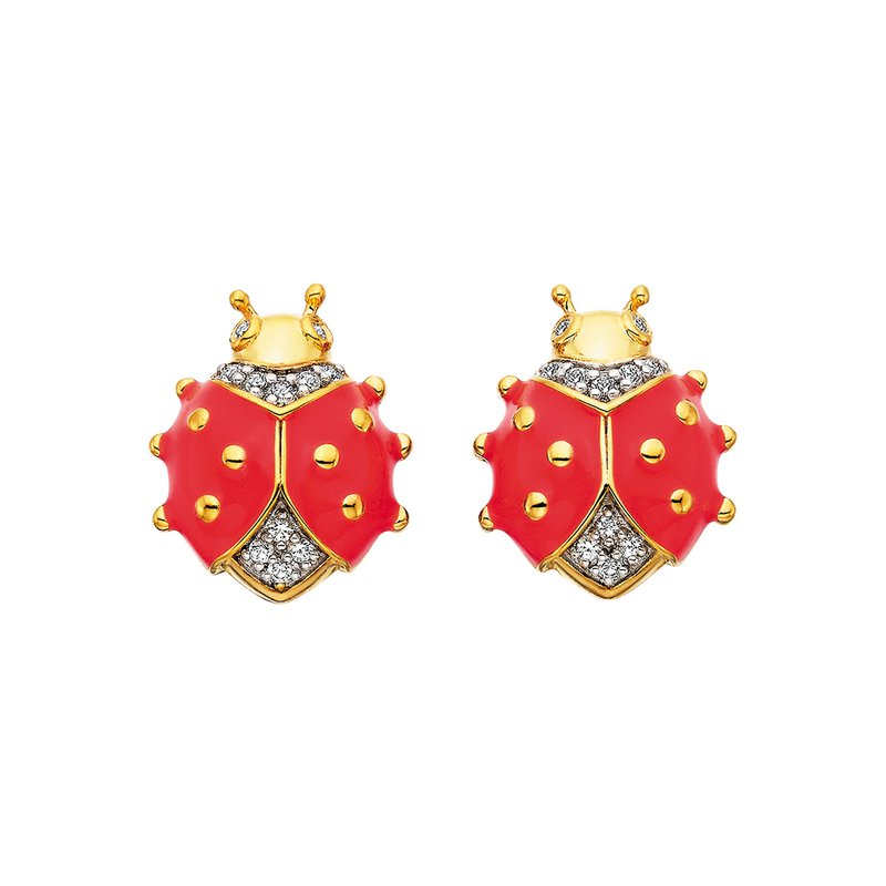 Round Sapphires Stud Earrings