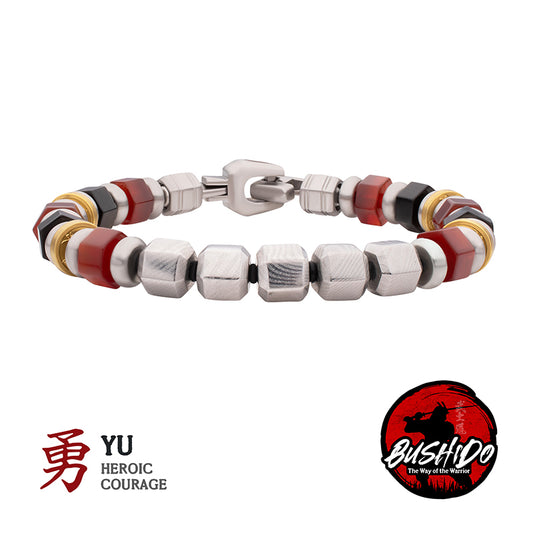 8mm Mokume Gane-Courage