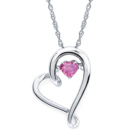Shimmering Diamonds Tourmaline Slide Pendant