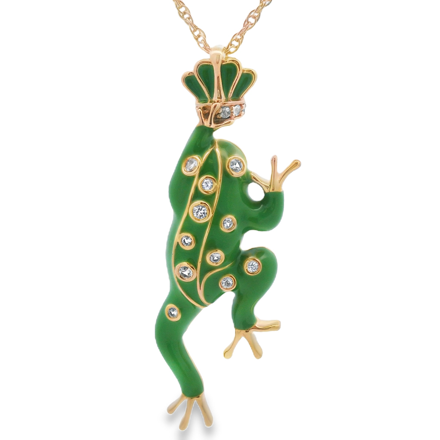 Sapphires Hidden Bail Pendant