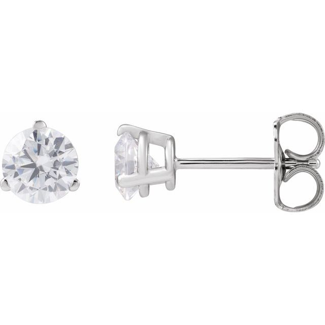1/2 Cttw. Basket Stud Lab Diamond Earrings