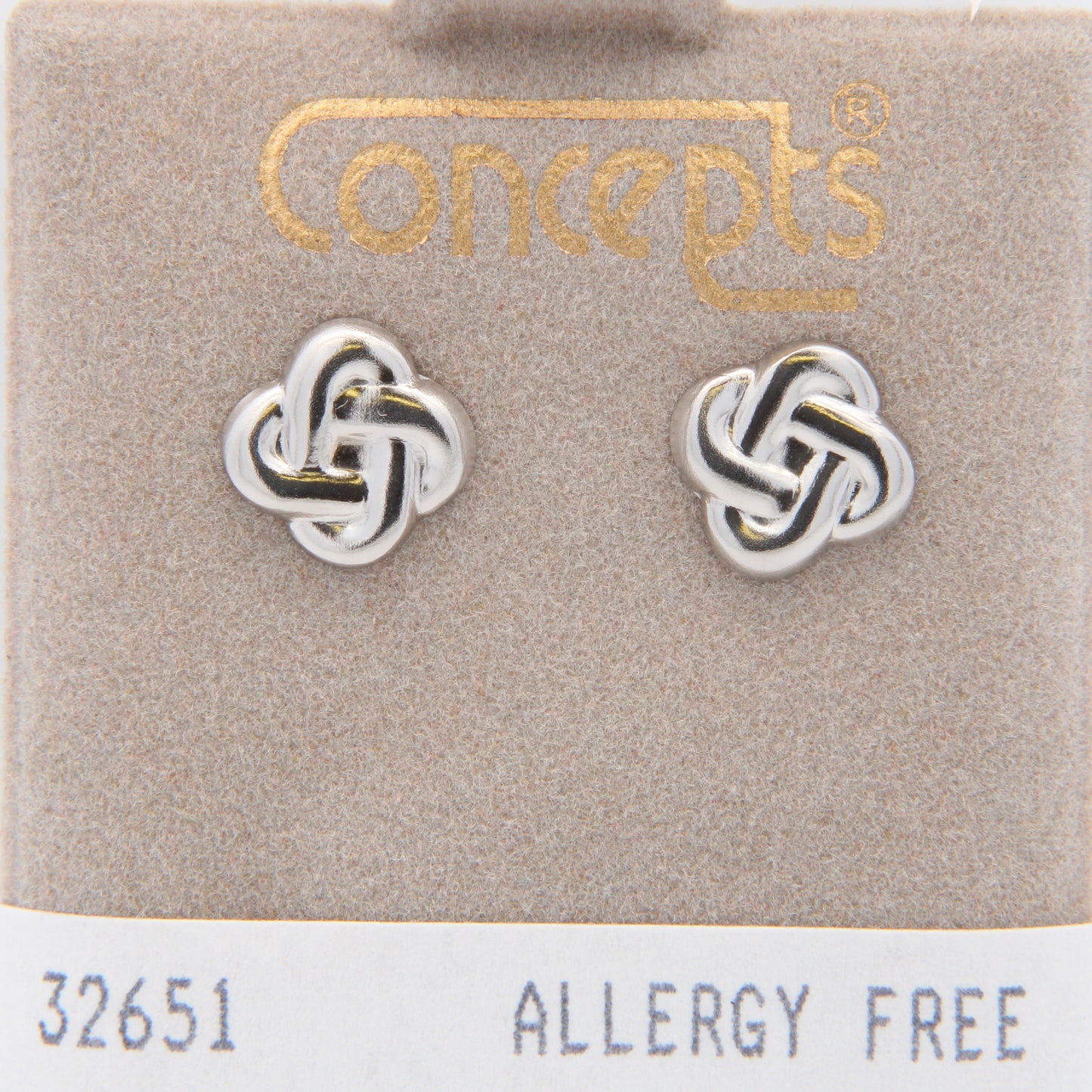 Surgical Stainless Steel Roman Knot Stud