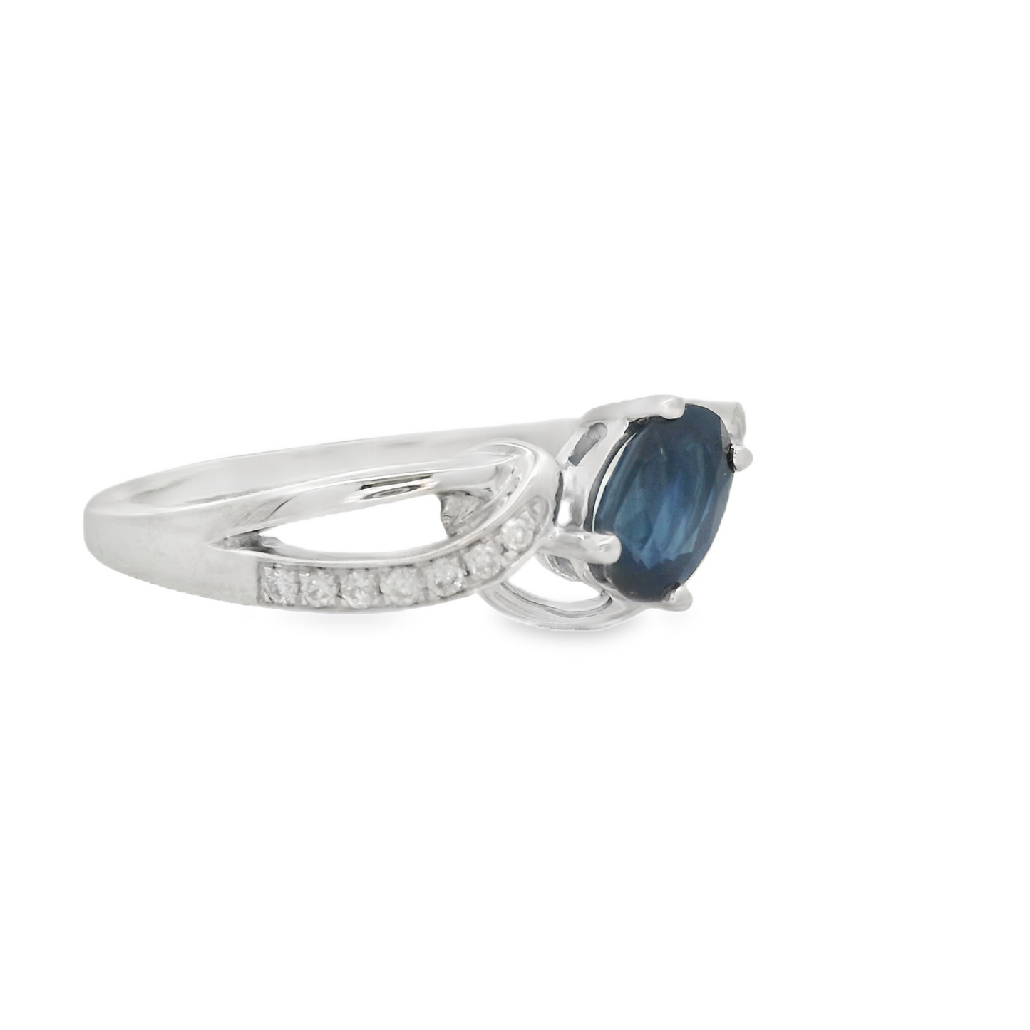Sapphire Woven Ring