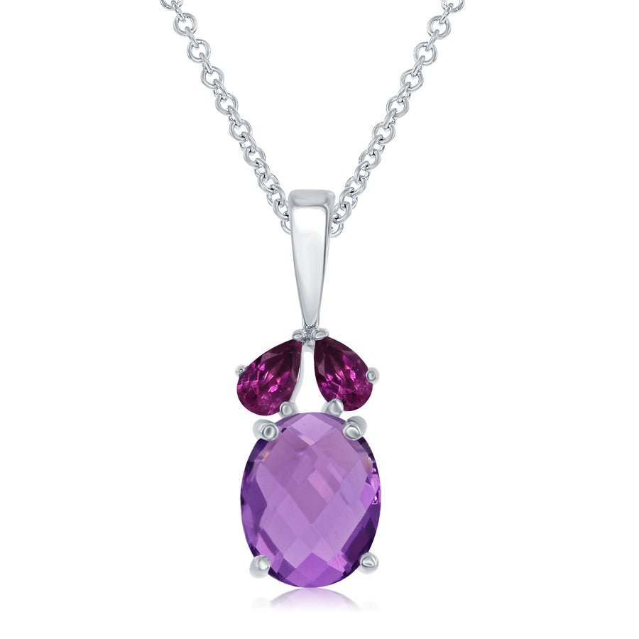 Amethyst Drop Pendant