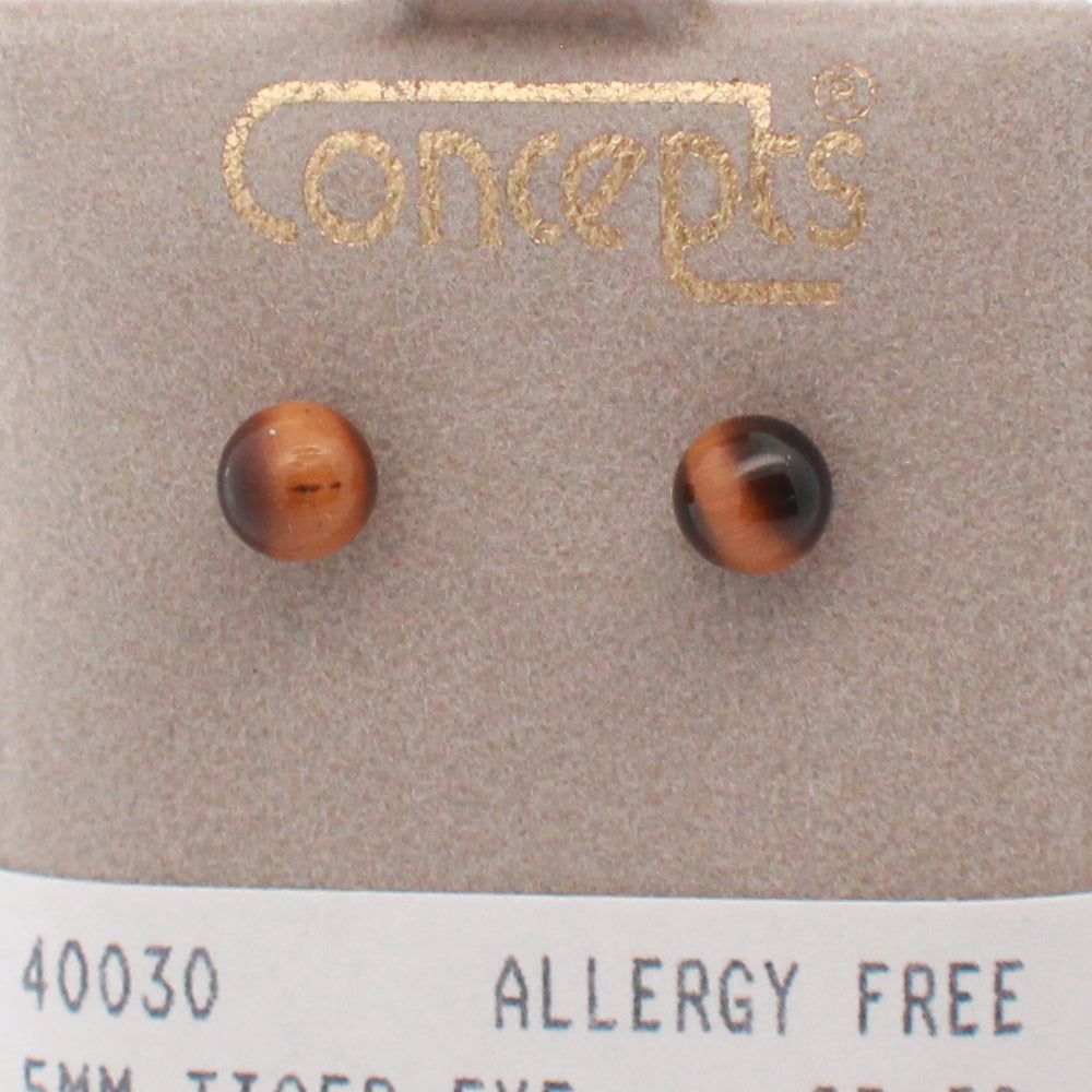 Concepts Surgical Stainless Steel Tiger Eye Stud