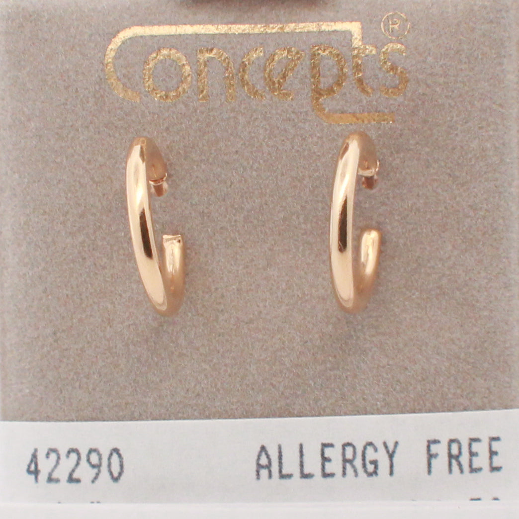 24K Gold Plated Surgical Stainless Steel Hoop