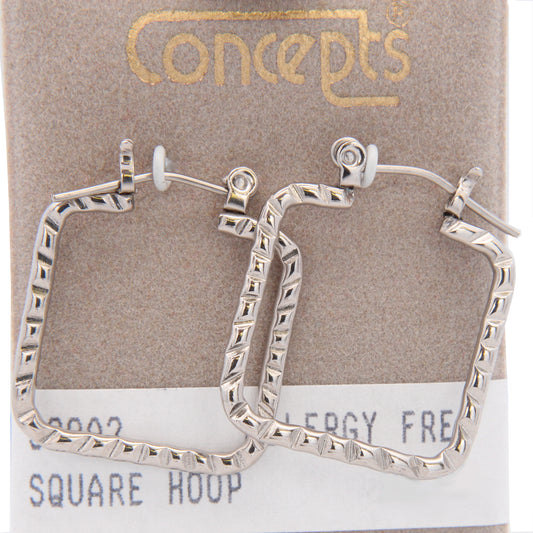 Surgical Stainless Steel Square Hoop