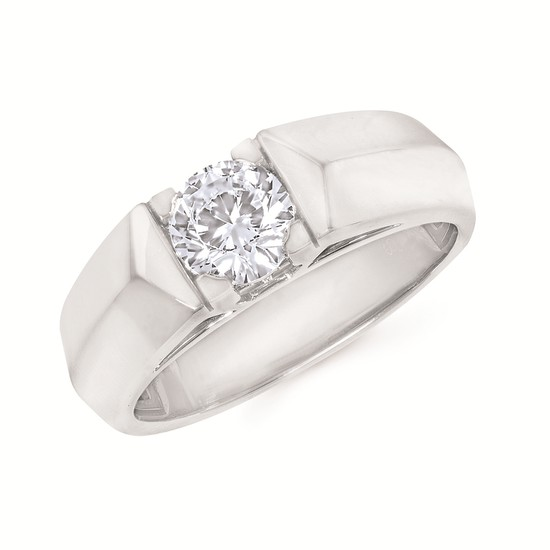 1.0 Cttw. Gent's Lab Diamond Ring