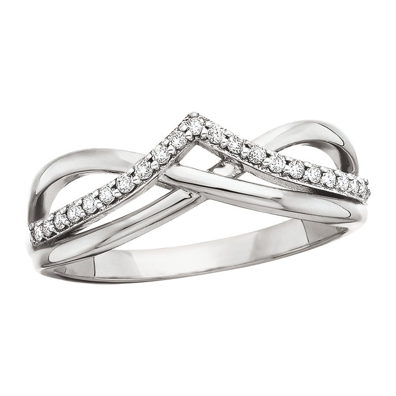 1/6 Cttw. Chevron Fashion Ring