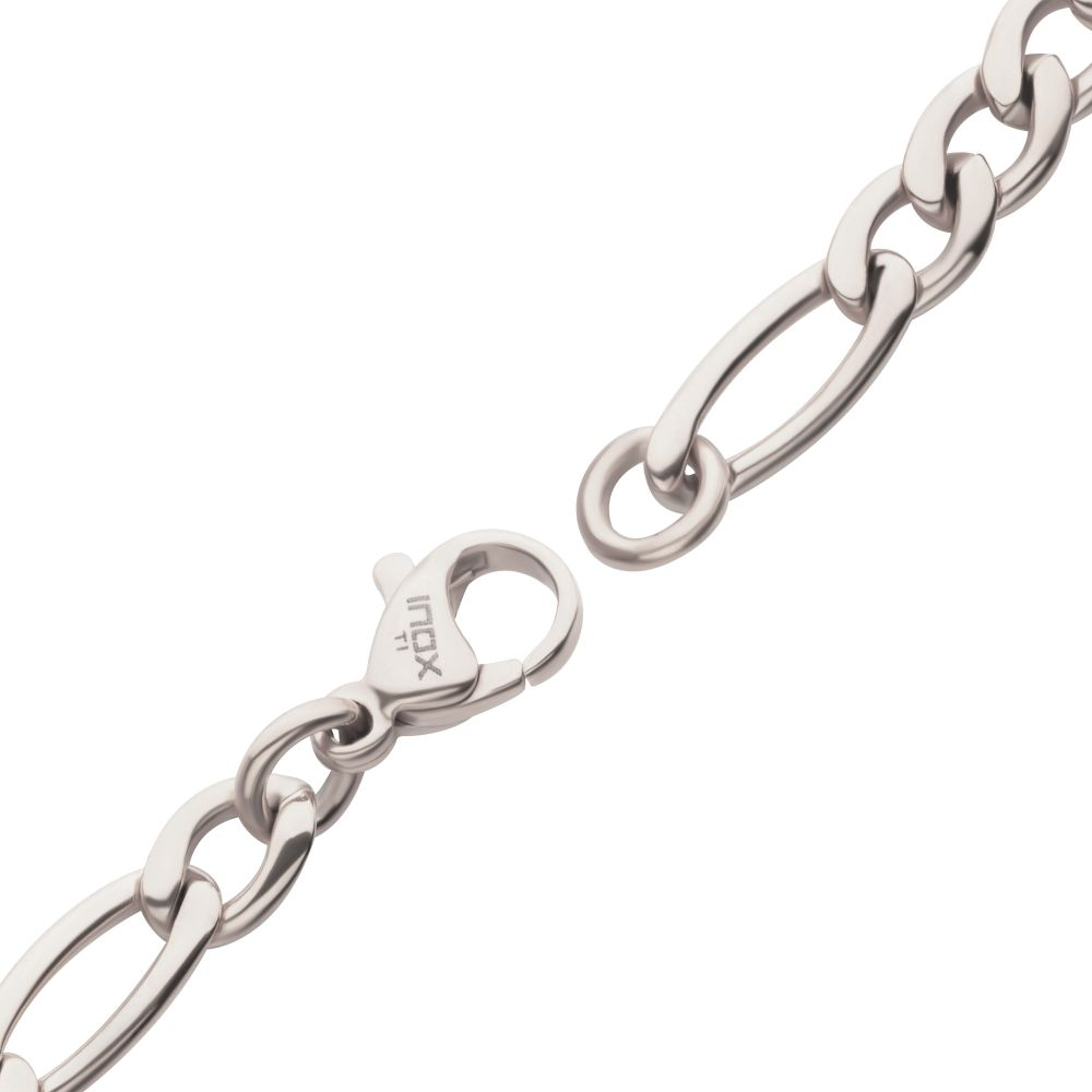 4.7mm Titanium Figaro 8.5"