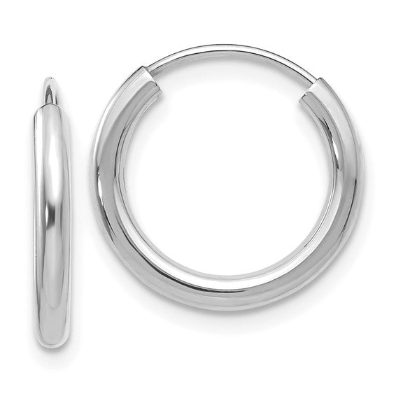 10 Karat White Gold Earrings