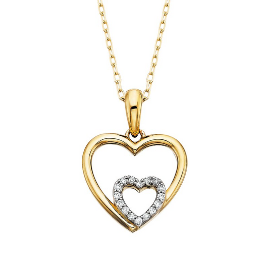 Double Heart Pendant