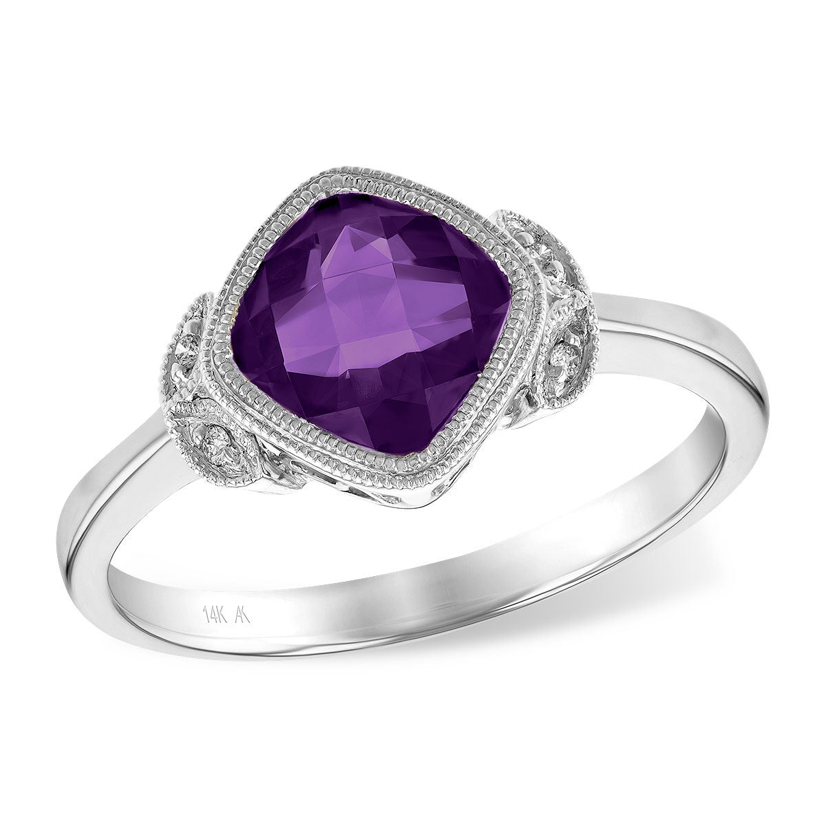 Amethyst Vintage Inspired Ring
