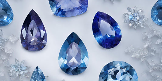 December's Dazzling Duo: Exploring the Enchanting World of Blue Topaz and Tanzanite