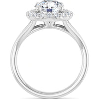 2-1/3 Cttw. Halo Engagement Ring