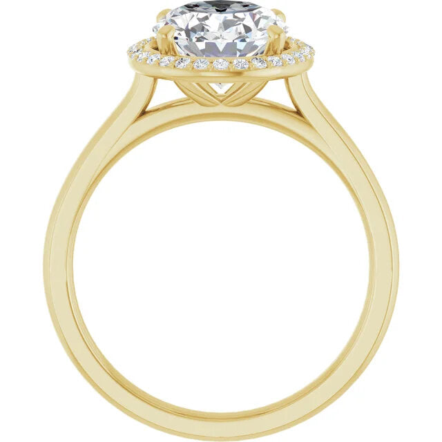 Halo Engagement Ring