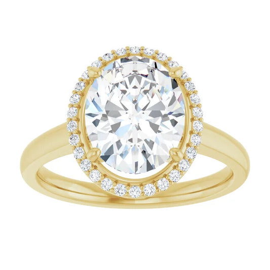 Halo Engagement Ring