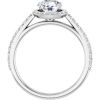 1-1/3 Cttw. Halo Engagement Ring